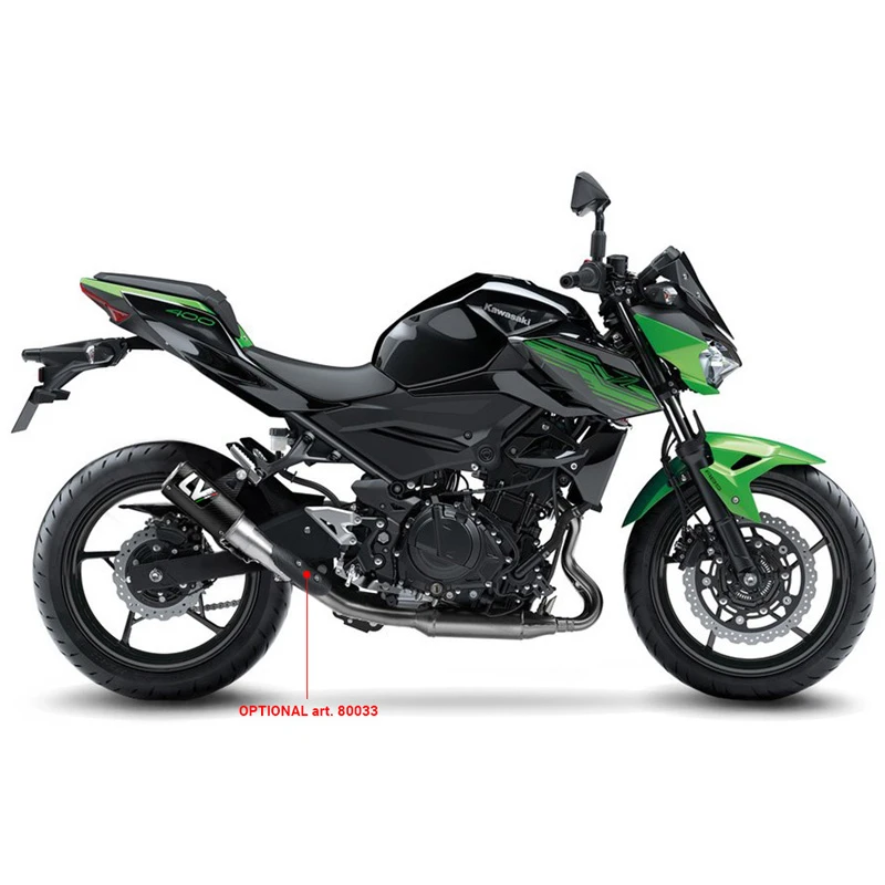 LeoVince 15400C LV Corsa Carbon Slip-on Exhaust For Kawasaki Z400/Ninja 400 '18- - Image 4