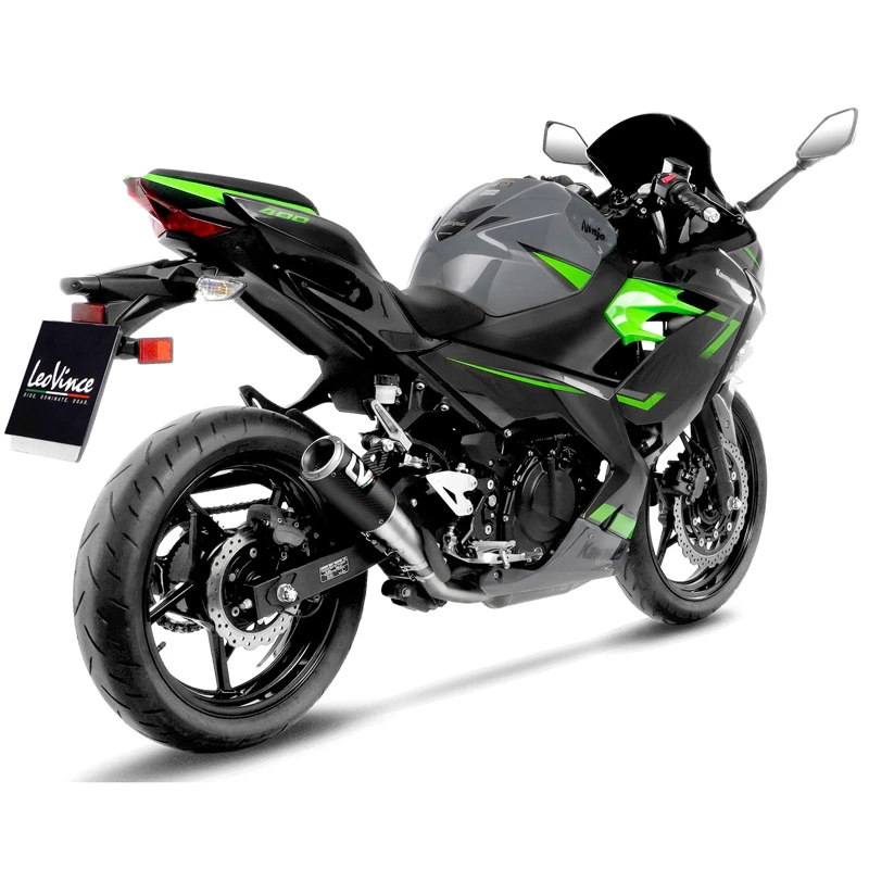 LeoVince 15400C LV Corsa Carbon Slip-on Exhaust For Kawasaki Z400/Ninja 400 '18-