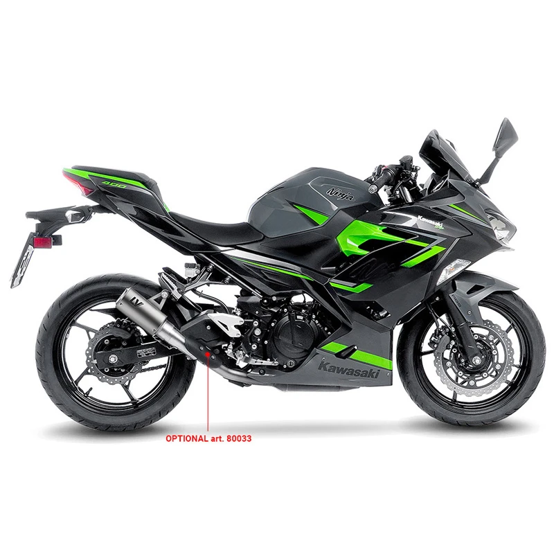 LeoVince 15400T LV Corsa Titanium Slip-on Exhaust For Kawasaki Z400/Ninja 400 '18- - Image 3