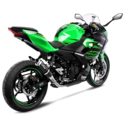 LeoVince 3389 GP Corsa Slip-on Exhaust, Black For Kawasaki Z400 / Ninja 400 (2018-)