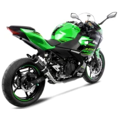 LeoVince 3389E GP Corsa Evo Slip-on Exhaust, Carbon For Kawasaki Z400/Ninja 400 '18-