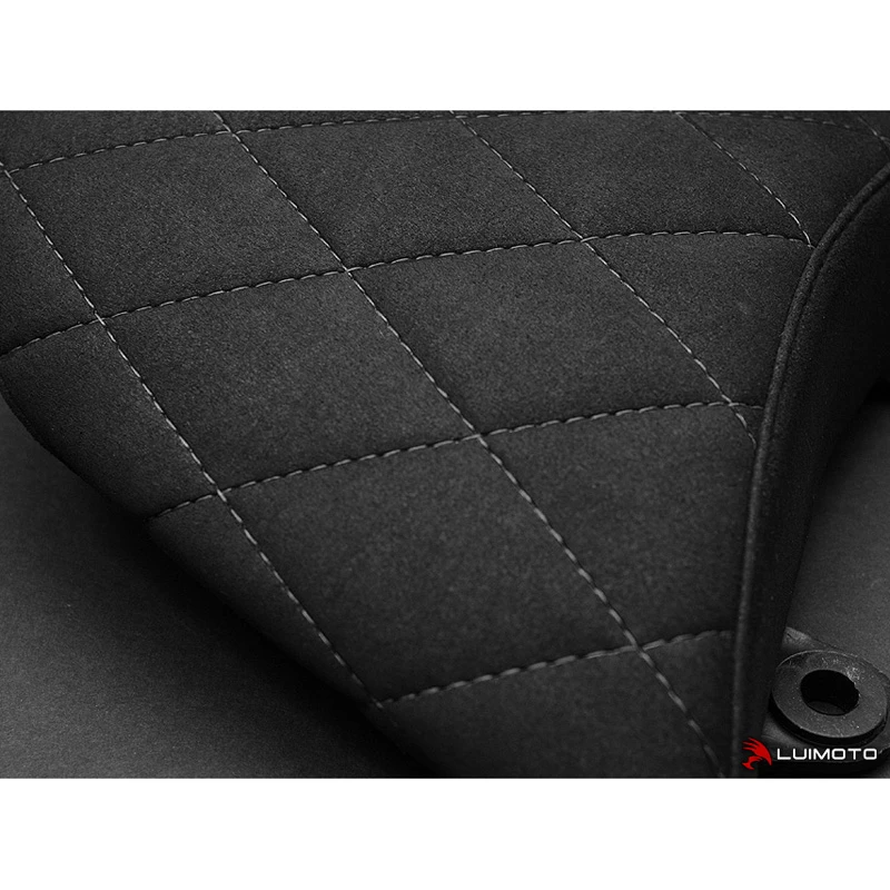 Luimoto 1312201 Passenger Seat Cover, Suede Black For Ducati XDiavel (2016-) - Image 2