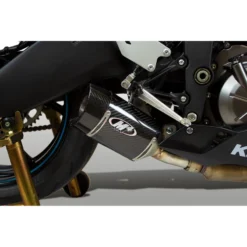 M4 KA6914 Carbon Fiber Street Slayer Slip On Exhaust For Kawasaki ZX-6R (2019-)