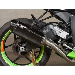 M4 KA6984 Standard Full System Exhaust Carbon MC36 Muffler Kawasaki ZX-6R 636 (2013-)