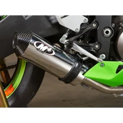 M4 KA6992 Street Slayer Full System Exhaust Polished Kawasaki ZX-6R 636 (2013-)