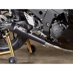 M4 KA9442 GP Drag Full System With Black Muffler Kawasaki ZX-14 (2012-)