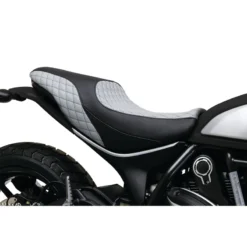 Mustang 74200 Revere Journey Diamond One-Piece Seat For Ducati Scrambler 800 '15-'21