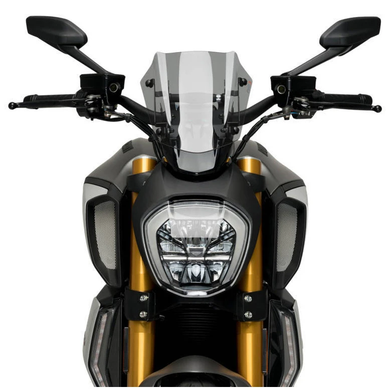 Puig 3773W New Generation Adjustable Sport Windshield For Ducati Diavel 1260/S (2019-) - Image 6