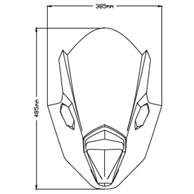 Puig 3881W Z-Racing Windshield For Kawasaki Ninja 650 (2019-) - Image 5