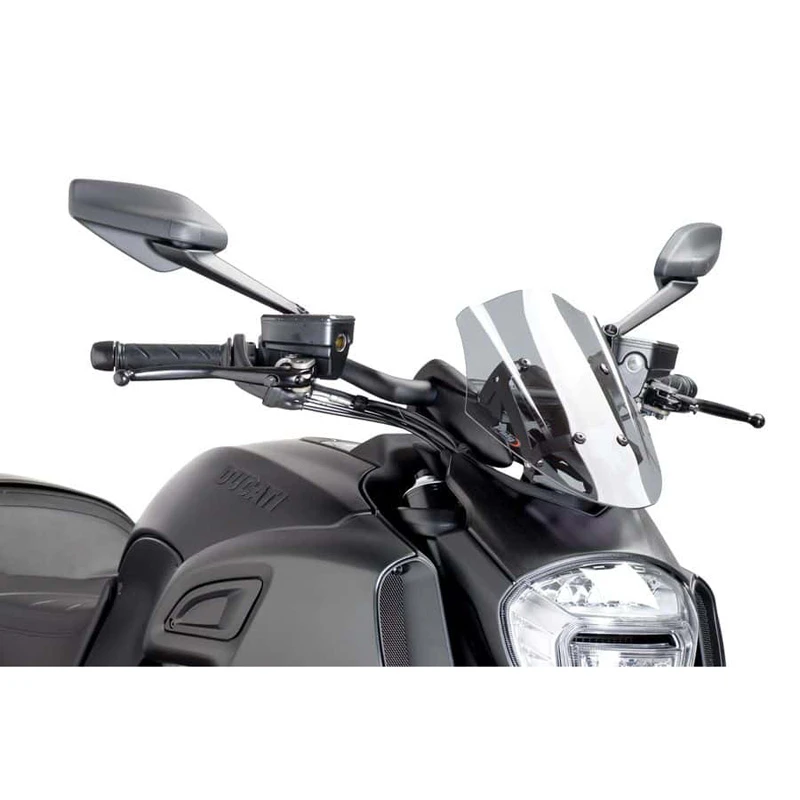 Puig 7570W Naked New Generation Touring Windshield For Ducati Diavel (2014-2018)