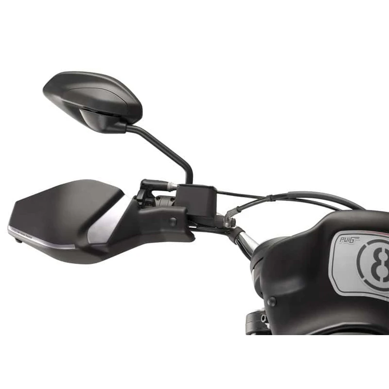 Puig 8949J Hand Guards, Matte Black For Ducati Scrambler Models - Image 3