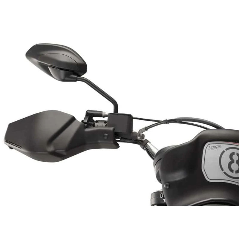 Puig 8949J Hand Guards, Matte Black For Ducati Scrambler Models - Image 4
