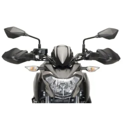 Puig 9398J Hand Guards, Matte Black For Kawasaki Z650 / Z900 (2017-)