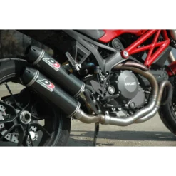 QD ADUC0370002 Twin Slip-On Exhaust Set For Ducati Monster 1100