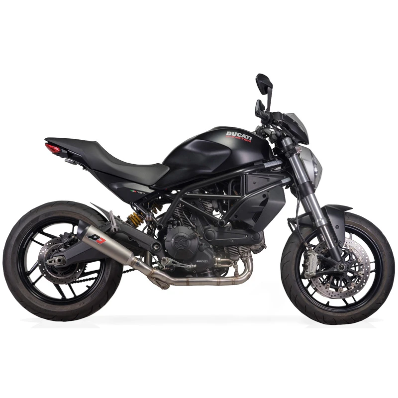 QD ADUC0480001-3 Tri-Cone Exhaust, Titanium For Ducati Monster 797 '17- - Image 4