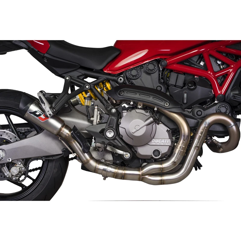 QD ADUC0520013-1 Gunshot 60 Racing Slip-on Exhaust, Titanium For Ducati Monster 1200R - Image 2