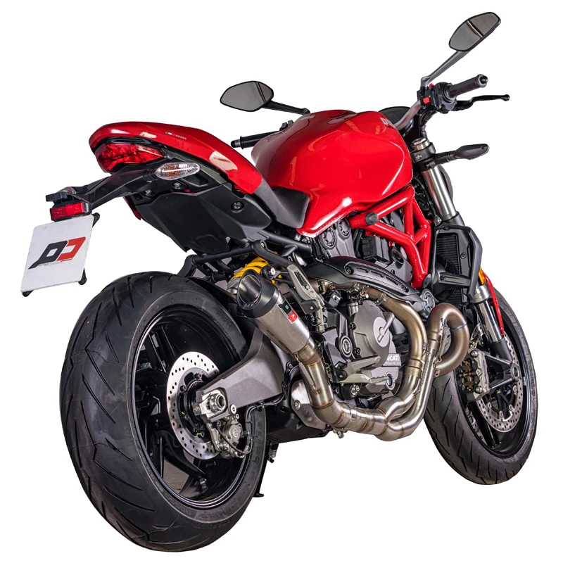 QD ADUC0520013-1 Gunshot 60 Racing Slip-on Exhaust, Titanium For Ducati Monster 1200R - Image 3