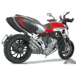 QD AMVA0040001 Power Gun 3 Slip-on Exhaust System For MV Agusta Stradale