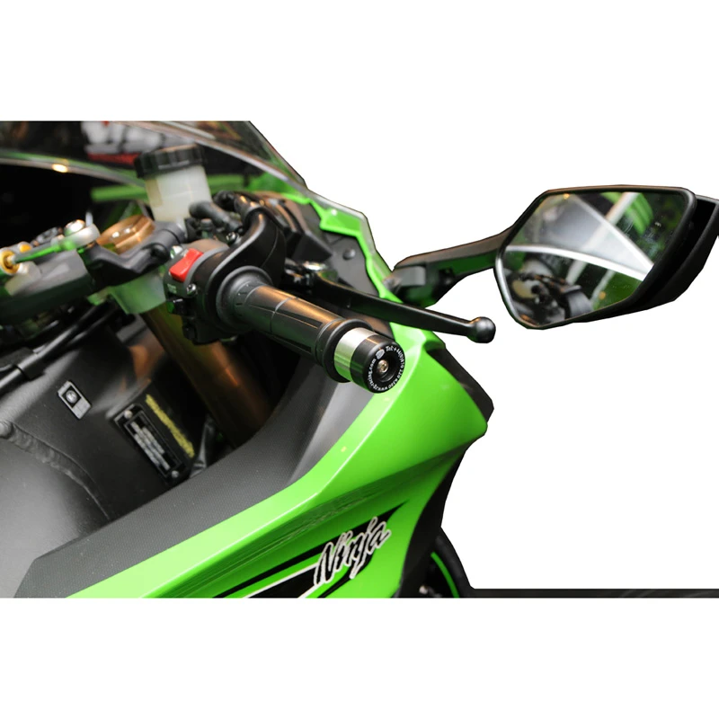 R&G BE0024BK Bar End Sliders For Kawasaki ZX-10R Ninja (2006-) & ZX-10RR (2021-) - Image 3
