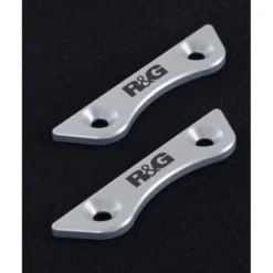R&G BLP0065SI Rear Footrest Blanking Plates For Kawasaki Z900 (2017-)