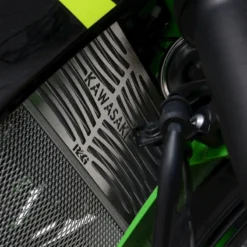 R&G BRG0014SS Branded Radiator Guard For Kawasaki Z125 Pro (2019-)