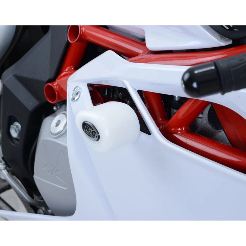 R&G CP0397WH Aero Style Frame Sliders For MV Augusta F4, F4R & F4RR (2010-2014) - Image 7