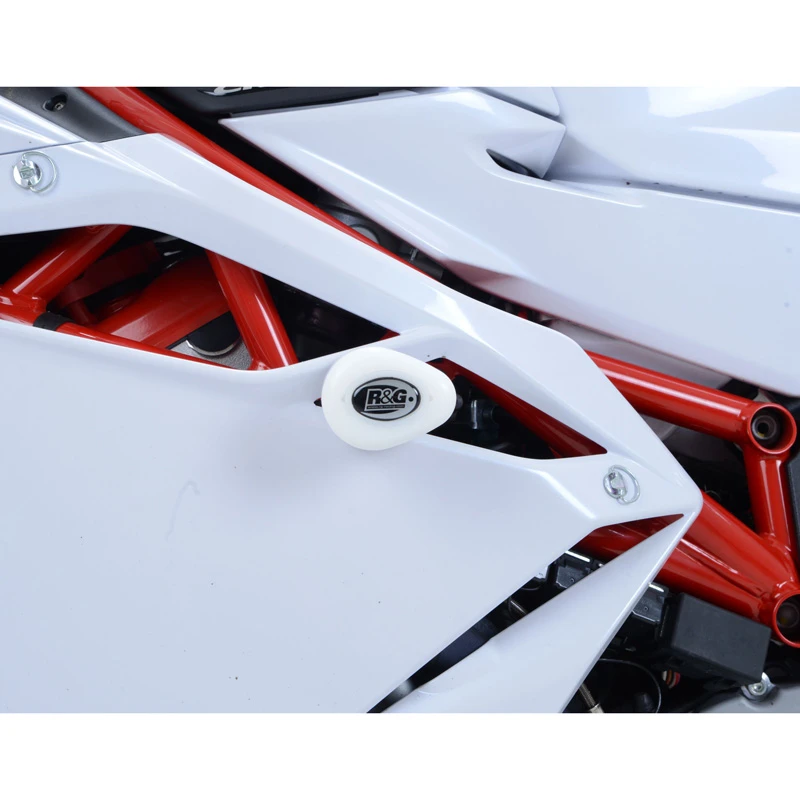 R&G CP0397WH Aero Style Frame Sliders For MV Augusta F4, F4R & F4RR (2010-2014) - Image 8