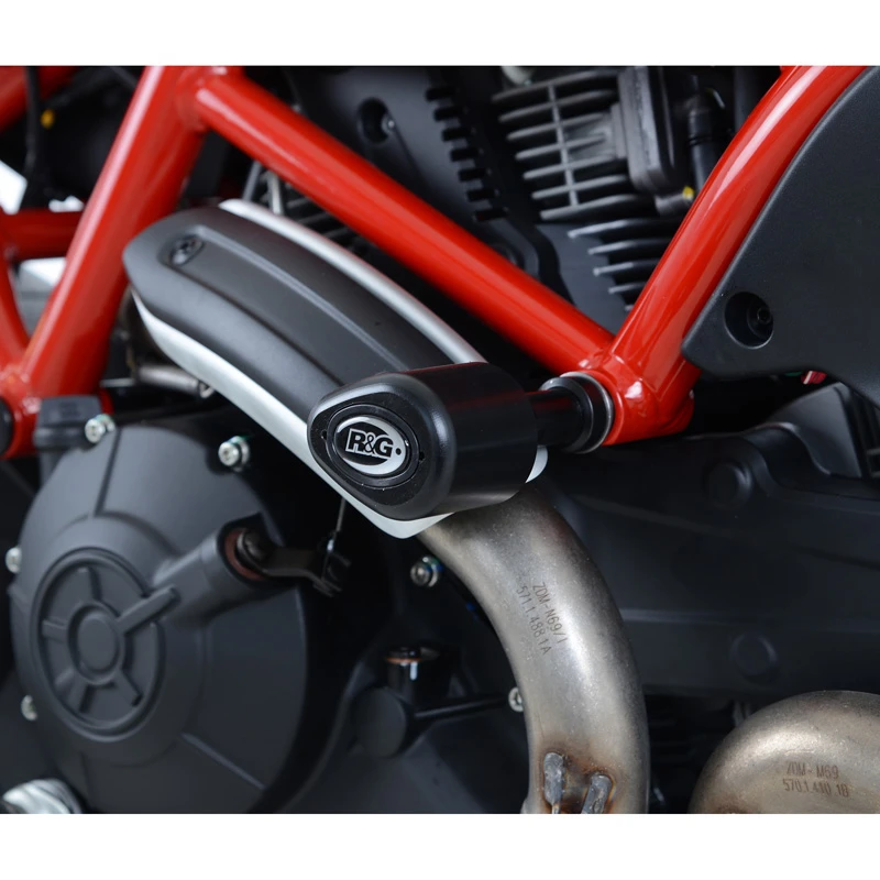 R&G CP0433BL Aero Style Frame Sliders For Ducati Monster 797 (2017-) - Image 2