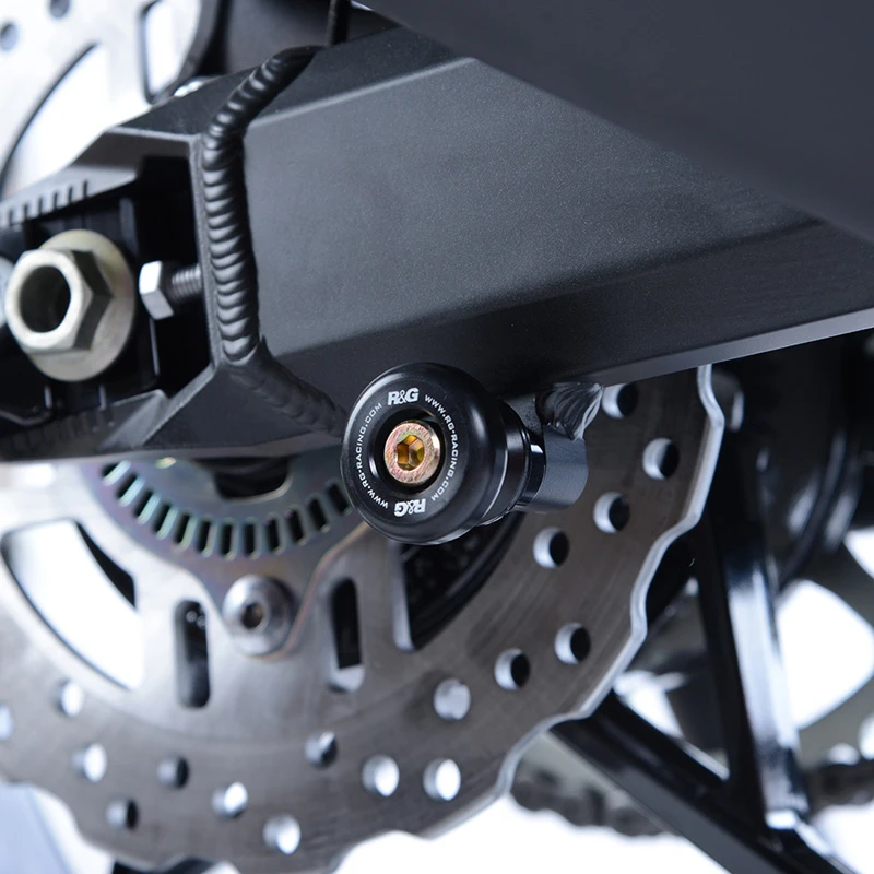 R&G CR0057BK Cotton Reels Swingarm Spools For Kawasaki Z900 (2017-current)