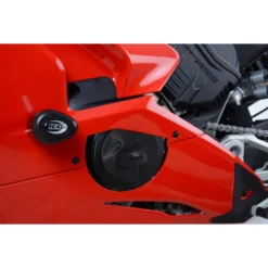 R&G ECC0254R Racing Engine Case Cover, LHS Black For Ducati Panigale V4 Models (2017-)