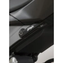 R&G EH0043BKA Exhaust Hanger And Footrest Blanking Plate For Kawasaki ZX-6R (2009-current)