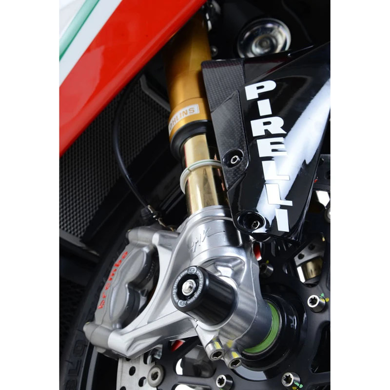 R&G FP0180BK Fork Protectors For MV Agusta F4RR (2011-) Ohlins Forks, F4 RC (2015-)