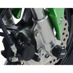 R&G FP0190BK Front Axle Sliders Fork Protectors For Kawasaki Z125 PRO 2017-up