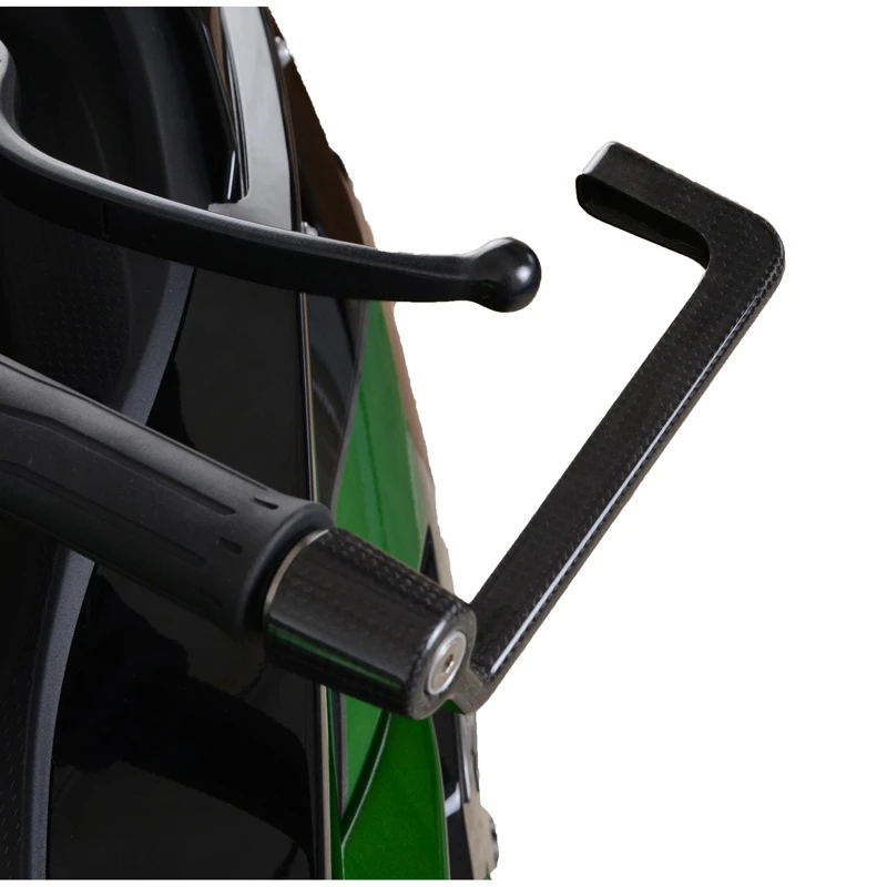 R&G LG0020C Carbon Fiber Lever Guard For Kawasaki Ninja H2 SX (2018-) - Image 2