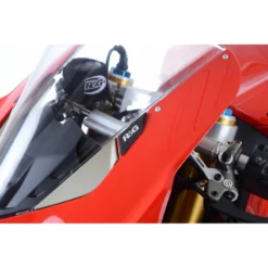 R&G MBP0032BK Mirror Blanking Plates For Ducati Panigale V4 / S (2018-)
