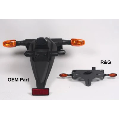 R&G Racing LP0048BK "Tail Tidy" Fender Eliminator For Z1000 '07-'09, Z750 '07-'10 - Image 2