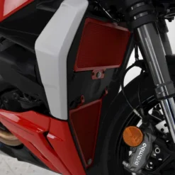 R&G RAD0283RE Radiator Guard, Red For Ducati Streetfighter V2 (2022-)