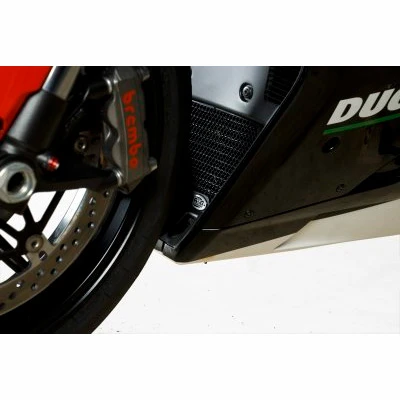 R&G Radiator Guard Black For Ducati 848 / 1098 / 1198 - Image 4