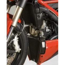 R&G Radiator Guard Black For Ducati 848 Streetfighter