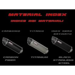 SC-Project D01-16C Oval Exhaust 848 '07-'14, 1098 / R / S '07-'09 And 1198 / S '09-'13