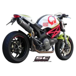 SC-Project D04B-C02C Oval 2-1 Full System Exhaust For Ducati Monster 796 (2010-2015)