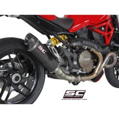 SC-Project D12-01C Oval Exhaust For Ducati Monster 1200 / S (2014-2016)