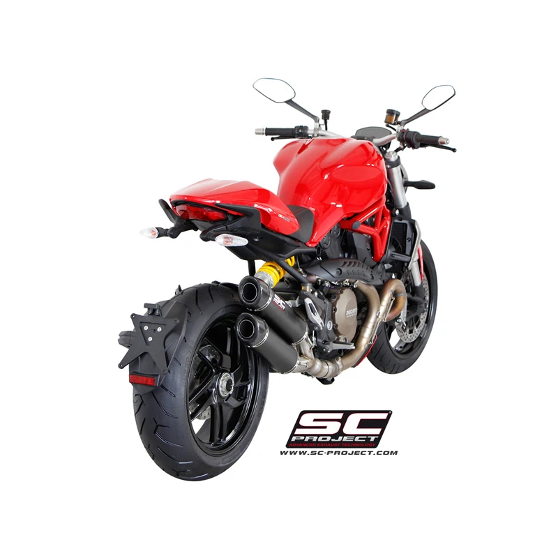SC-Project D12-D27C GP-Tech Dual Exhaust For Ducati Monster 1200 / S (2014-2016) - Image 6