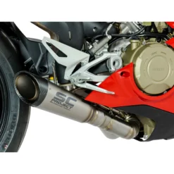 SC-Project D26-LT41T S1 Slip-on Exhaust, Titanium For Ducati Panigale V4/S (2018-)