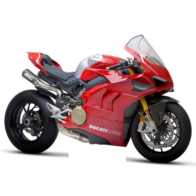 SC-Project D26A-SBK-R WSBK CR-T Race Full Exhaust, Carbon Ducati Panigale V4/S (2018-) - Image 17