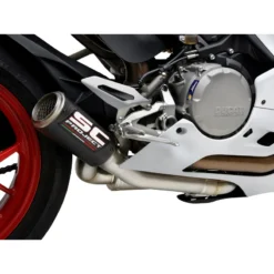 SC-Project D35-LT69CR CR-T Half Exhaust, Carbon For Ducati Panigale V2 (2020-)