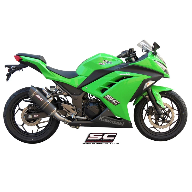 SC-Project K14-C25C Oval Full System Exhaust For Kawasaki Ninja 300 (2013-) - Image 2