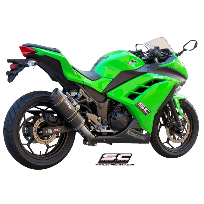 SC-Project K14-C25C Oval Full System Exhaust For Kawasaki Ninja 300 (2013-)