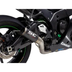 SC-Project K22-DET36 CR-T Slip-on Exhaust For Kawasaki Ninja ZX-10R / RR (2017-2020)