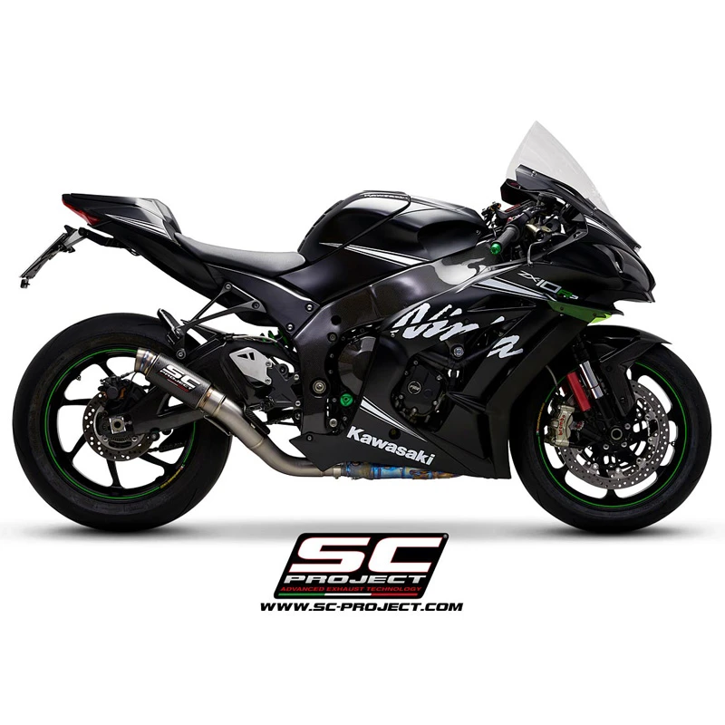 SC-Project K22-DET70 GP70-R Slip-on Exhaust For Kawasaki Ninja ZX-10R / RR (2017-) - Image 3